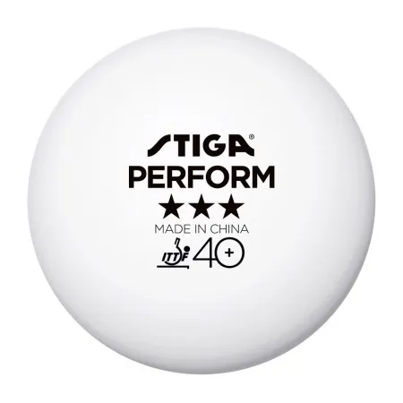 Мяч для наст. тенниса Stiga Perform 3***, 40+, 1113-2110-06, пластик, ITTF Appr., уп.6 шт, бел за 2&nbsp;121.60 ₽ купить в Мурманске