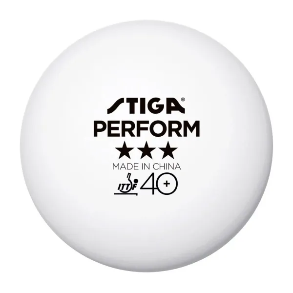 Мяч для наст. тенниса Stiga Perform 3***, 40+, 1113-2110-06, пластик, ITTF Appr., уп.6 шт, бел за 2&nbsp;121.60 ₽ в Мурманске