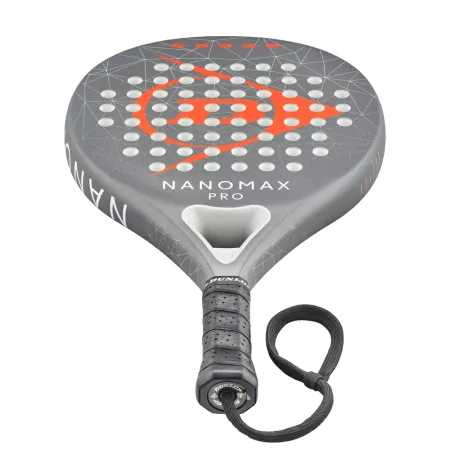 Ракетка для падела Dunlop Nanomax Pro, 10370739, для профессионалов, карбон,серо-оранжевый за 17&nbsp;248.20 ₽ купить в Мурманске