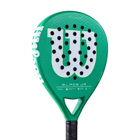 Ракетка для падела WILSON Blade Jr  V4 Padel, WR213811U0, для начин-х, стекловолокно, зеленый за 14&nbsp;934.50 ₽ купить в Мурманске