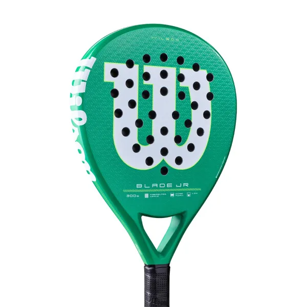 Ракетка для падела WILSON Blade Jr  V4 Padel, WR213811U0, для начин-х, стекловолокно, зеленый за 14&nbsp;934.50 ₽ в Мурманске