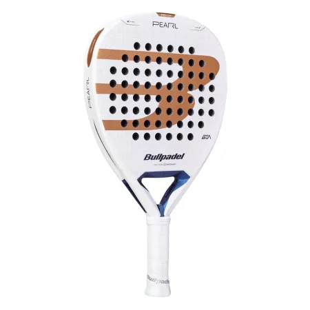 Ракетка для падела BULLPADEL Pearl 27, 497249, для проф-в, стекловолокно,карбон, бело-золотистый за 44&nbsp;319 ₽ купить в Мурманске