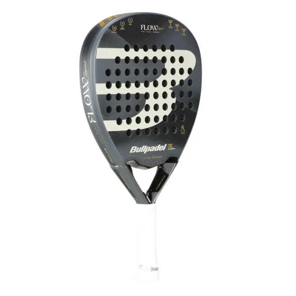 Ракетка для падела BULLPADEL Flow Legend, 494405, для профессионалов, стекловолокно,черно-белый за 31&nbsp;307.20 ₽ в Мурманске