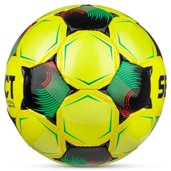 Мяч футзал. SELECT Futsal Mimas V26, 1053471007, р.4,FIFA Basic, 32п, ПУ, руч.сш, желто-зелено-черн. за 6&nbsp;113.20 ₽ в Мурманске