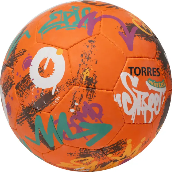 Мяч футб. TORRES Winter Street, F023285, р.5, 32 пан, рез, 4 подкл. слоя, руч. сшив,оранж-мультик. за 2&nbsp;713.20 ₽ в Мурманске