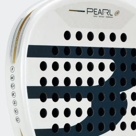 Ракетка для падела BULLPADEL Pearl 26, 493804, для профессионалов, карбон, бело-серый за 35&nbsp;929.50 ₽ купить в Мурманске