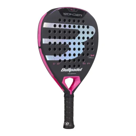 Ракетка для падела BULLPADEL Wonder 27, 497250, для продв.игроков, стекловолокно, карбон, черно-роз за 42&nbsp;969.20 ₽ купить в Мурманске