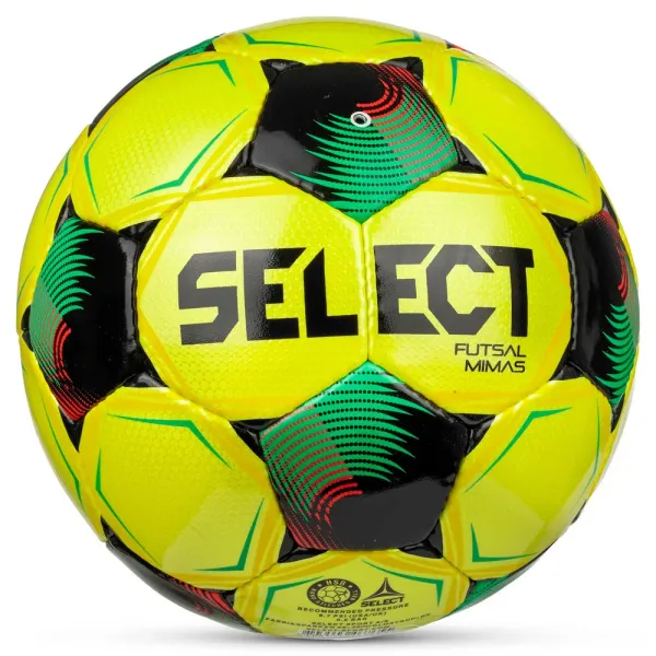 Мяч футзал. SELECT Futsal Mimas V26, 1053471007, р.4,FIFA Basic, 32п, ПУ, руч.сш, желто-зелено-черн. за 6&nbsp;113.20 ₽ в Мурманске