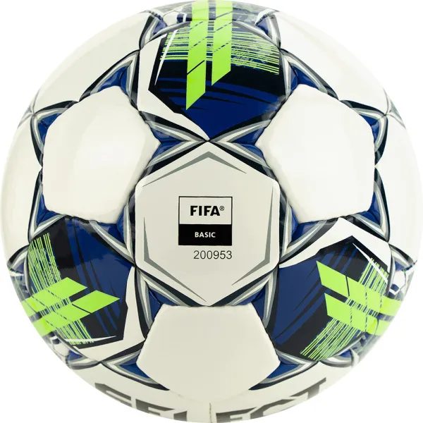 Мяч футзал. SELECT Futsal Master Shiny V22, 1043460004, р.4, Basic,32п, гл.ПУ, руч.сш,бел-син-зел за 7&nbsp;539.50 ₽ в Мурманске
