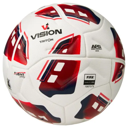 Мяч футб. VISION TRITON, FV425075, р.5,FIFA Quality Pro,MF, 16 пан, термосш.,бел-красный за 8&nbsp;007 ₽ купить в Мурманске