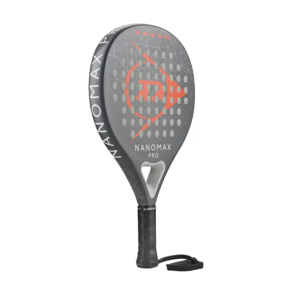 Ракетка для падела Dunlop Nanomax Pro, 10370739, для профессионалов, карбон,серо-оранжевый за 17&nbsp;248.20 ₽ в Мурманске