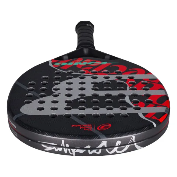 Ракетка для падела BULLPADEL Ionic Control 26, 494412, для продв. игроков, карбон, черно-красный за 33&nbsp;734.80 ₽ в Мурманске
