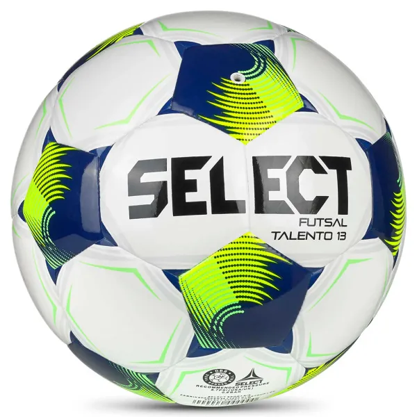 Мяч футзал. SELECT Futsal Talento 13 V26, 1062471015, р.3, 32п, ТПУ, гибр.сш, бело-сине-желтый за 4&nbsp;355.40 ₽ в Мурманске