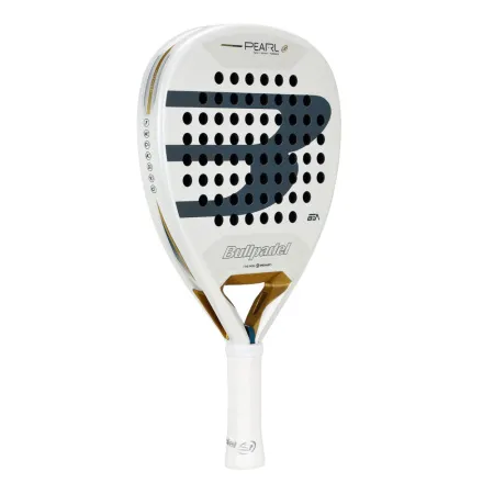 Ракетка для падела BULLPADEL Pearl 26, 493804, для профессионалов, карбон, бело-серый за 35&nbsp;929.50 ₽ купить в Мурманске