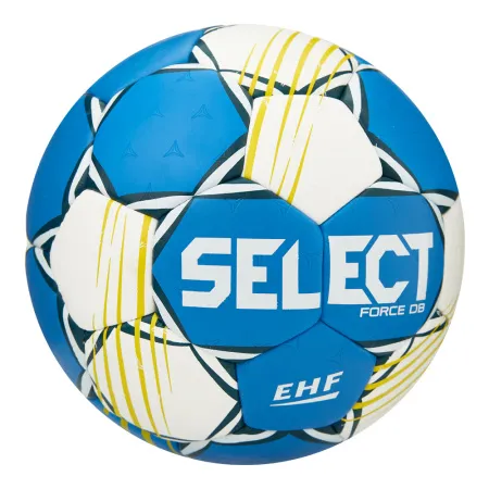 Мяч ганд. SELECT HB FORCE DB V25, 1622858205, Senior (р.3), EHF Appr,ПУ, гибр.сш., сине-белый за 8&nbsp;438.80 ₽ купить в Мурманске