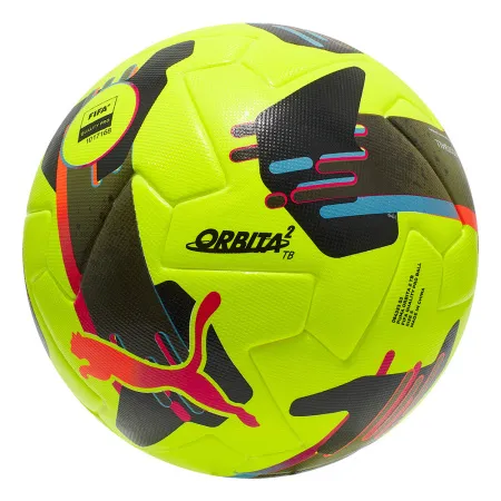Мяч футб. PUMA Orbita 2 TB, 08432303, р.5, FIFA Quality Pro, 12 пан., ТПУ, термосшивка, желто-черный за 7&nbsp;260.70 ₽ купить в Мурманске