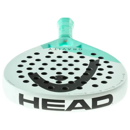 Ракетка для падела HEAD Gravity Motion, 224014, для продвинутых игроков, карбон, бело-бирюзовый за 23&nbsp;604.50 ₽ купить в Мурманске
