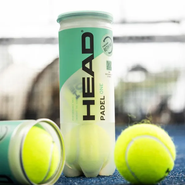 Мяч для падела HEAD Padel One S, 575383, уп.3 шт, FIP Approved, войлок,нат.резина,желтый за 933.30 ₽ в Мурманске