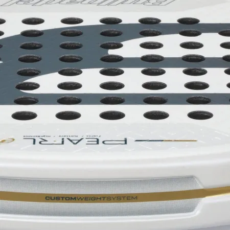 Ракетка для падела BULLPADEL Pearl 26, 493804, для профессионалов, карбон, бело-серый за 35&nbsp;929.50 ₽ купить в Мурманске