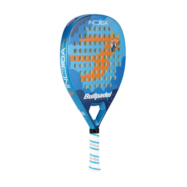 Ракетка для падела BULLPADEL Indiga Jr Boy 26, 494422, для начинающих, стекловолокно,сине-оранжевый за 10&nbsp;480.50 ₽ в Мурманске
