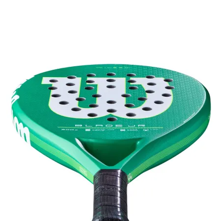 Ракетка для падела WILSON Blade Jr  V4 Padel, WR213811U0, для начин-х, стекловолокно, зеленый за 14&nbsp;934.50 ₽ купить в Мурманске