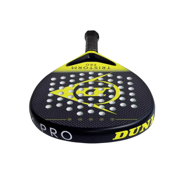 Ракетка для падела Dunlop Tristorm Pro, 10359946, для опытных игроков, графит, черно-желтый за 19&nbsp;643.50 ₽ в Мурманске