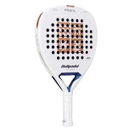 Ракетка для падела BULLPADEL Pearl 27, 497249, для проф-в, стекловолокно,карбон, бело-золотистый за 44&nbsp;319 ₽ купить в Мурманске