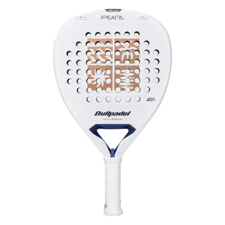 Ракетка для падела BULLPADEL Pearl 27, 497249, для проф-в, стекловолокно,карбон, бело-золотистый за 44&nbsp;319 ₽ купить в Мурманске