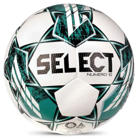 Мяч футб. SELECT NUMERO 10 V23, 0575060004, р.5, FIFA Basic, 32п, ПУ, руч. сш, бело-бирюзовый за 8&nbsp;051.20 ₽ купить в Мурманске