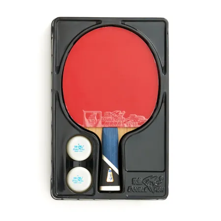 Ракетка для н/т DOUBLE FISH 5A+C, для продвин, ITTF Appr, накл. 2,1 мм, конич. ручка+ 2 мяча V40+мм за 2&nbsp;779.50 ₽ купить в Мурманске