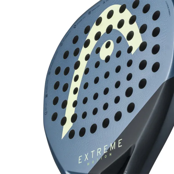 Ракетка для падела HEAD Extreme Motion, 223135, для профессионалов, углеродное волокно, темно-синий за 26&nbsp;894 ₽ в Мурманске