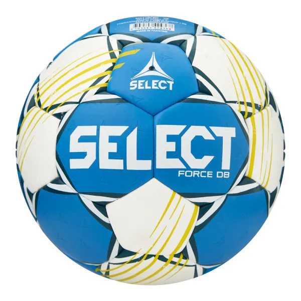 Мяч ганд. SELECT HB FORCE DB V25, 1622858205, Senior (р.3), EHF Appr,ПУ, гибр.сш., сине-белый за 8&nbsp;438.80 ₽ в Мурманске