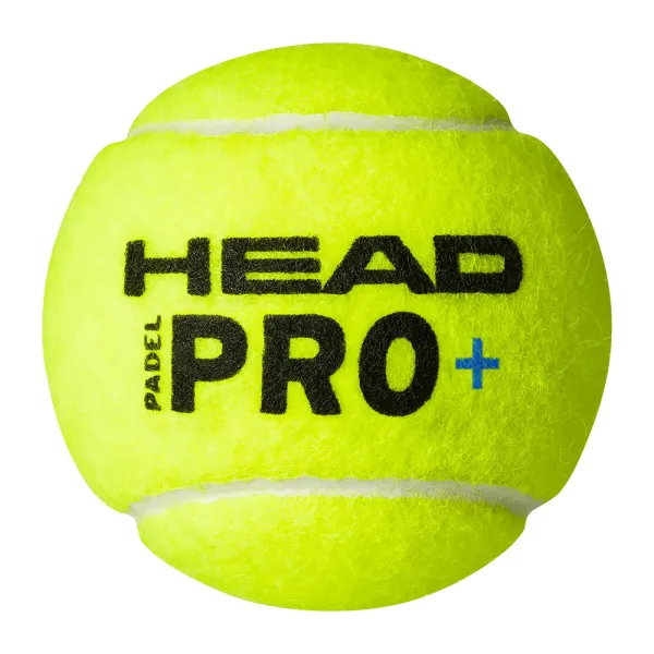 Мяч для падела HEAD Padel Pro+, 540203, уп.3 шт, FIP Approved, войлок,нат.резина,желтый за 933.30 ₽ в Мурманске